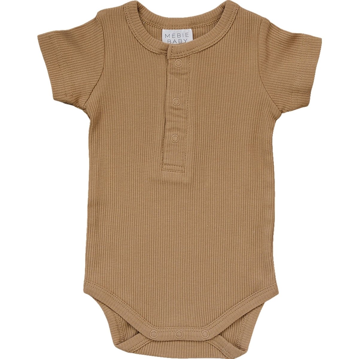 Bebe Jake Knitted Organic Bodysuit - Stone