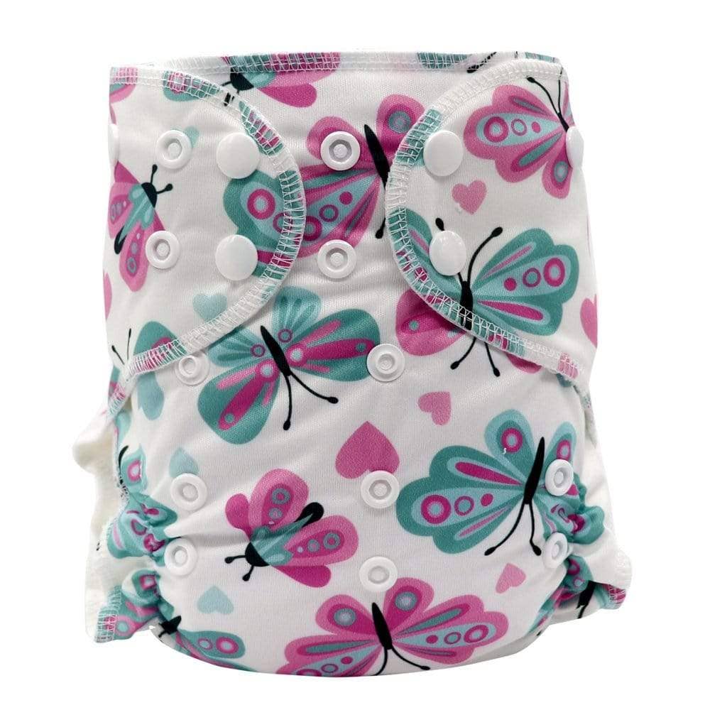 All In One Cloth Diaper Butterfly Bee Like Kids