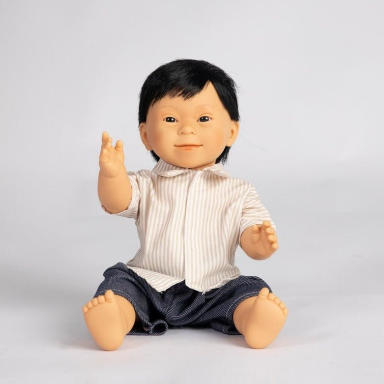 Asian Baby Boy Doll with Down Syndrome Bee Like Kids