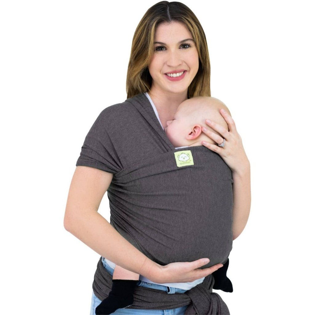 Baby Wrap Carrier Mystic Gray Bee Like Kids - Main Image