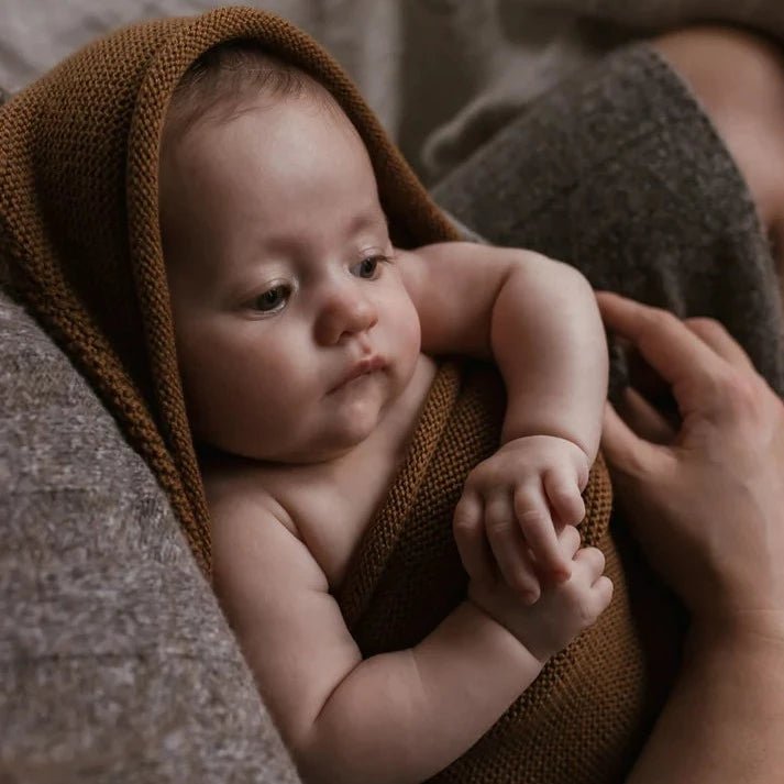 Merino Wool Baby Cocoon Chocolate Bee Like Kids