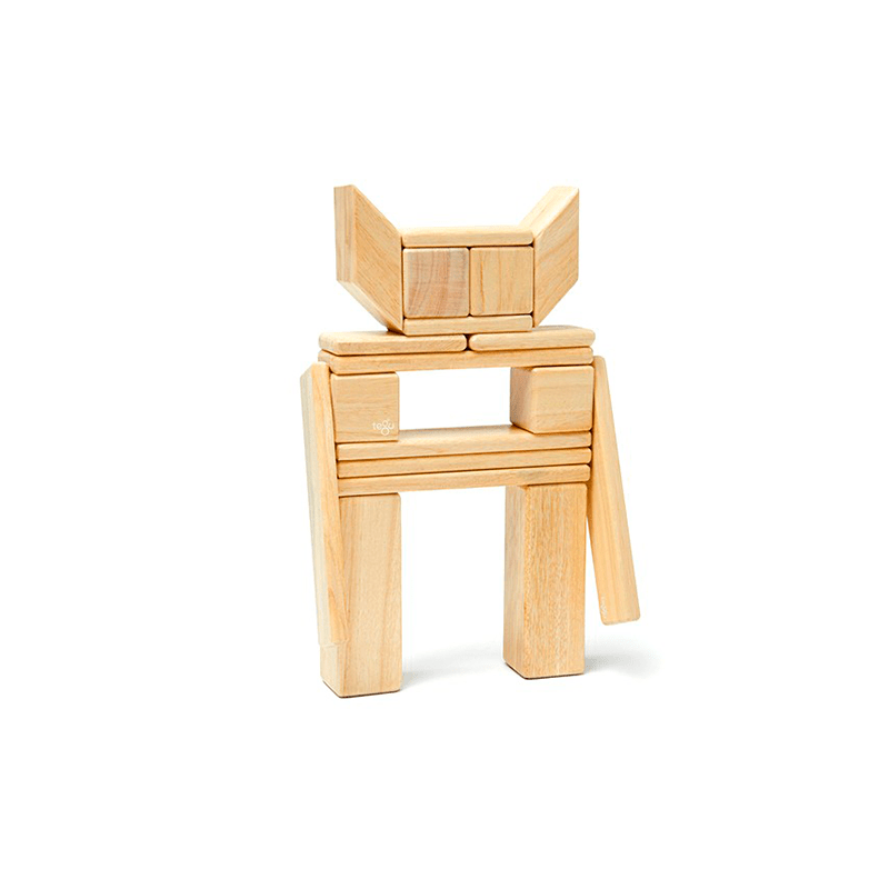 24-Piece Set Magnetic Wooden Blocks Tegu Classics