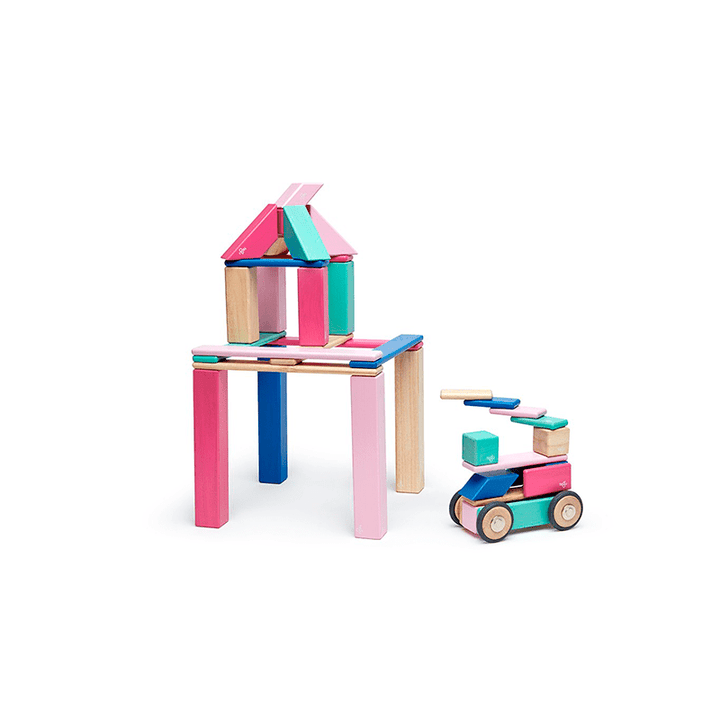 42-Piece Set Magnetic Wooden Blocks Tegu Classics