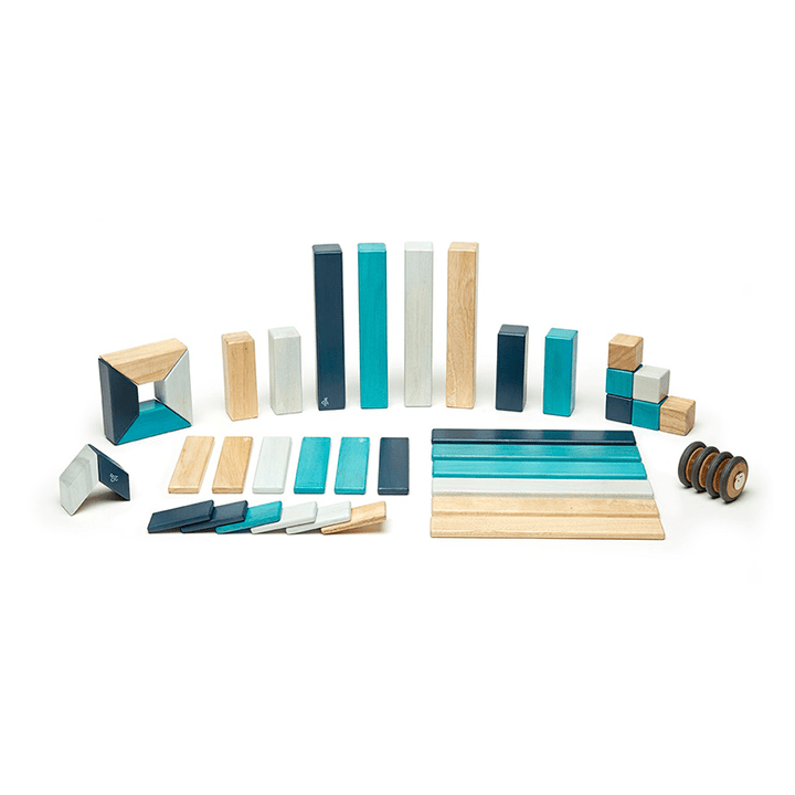 42-Piece Set Magnetic Wooden Blocks Tegu Classics