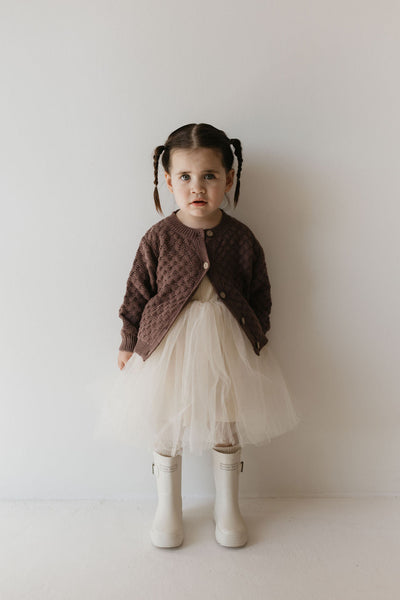 Knit Cardigan - Clove