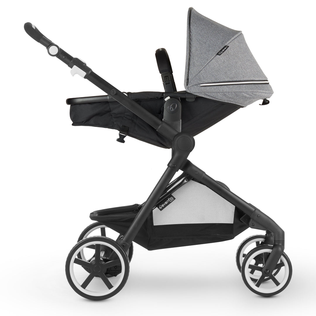 evenflo gold pivot xpand travel system securemax Pivot Xpand Travel System with SecureMax Infant Car Seat incl SensorSa –  Bee Like Kids