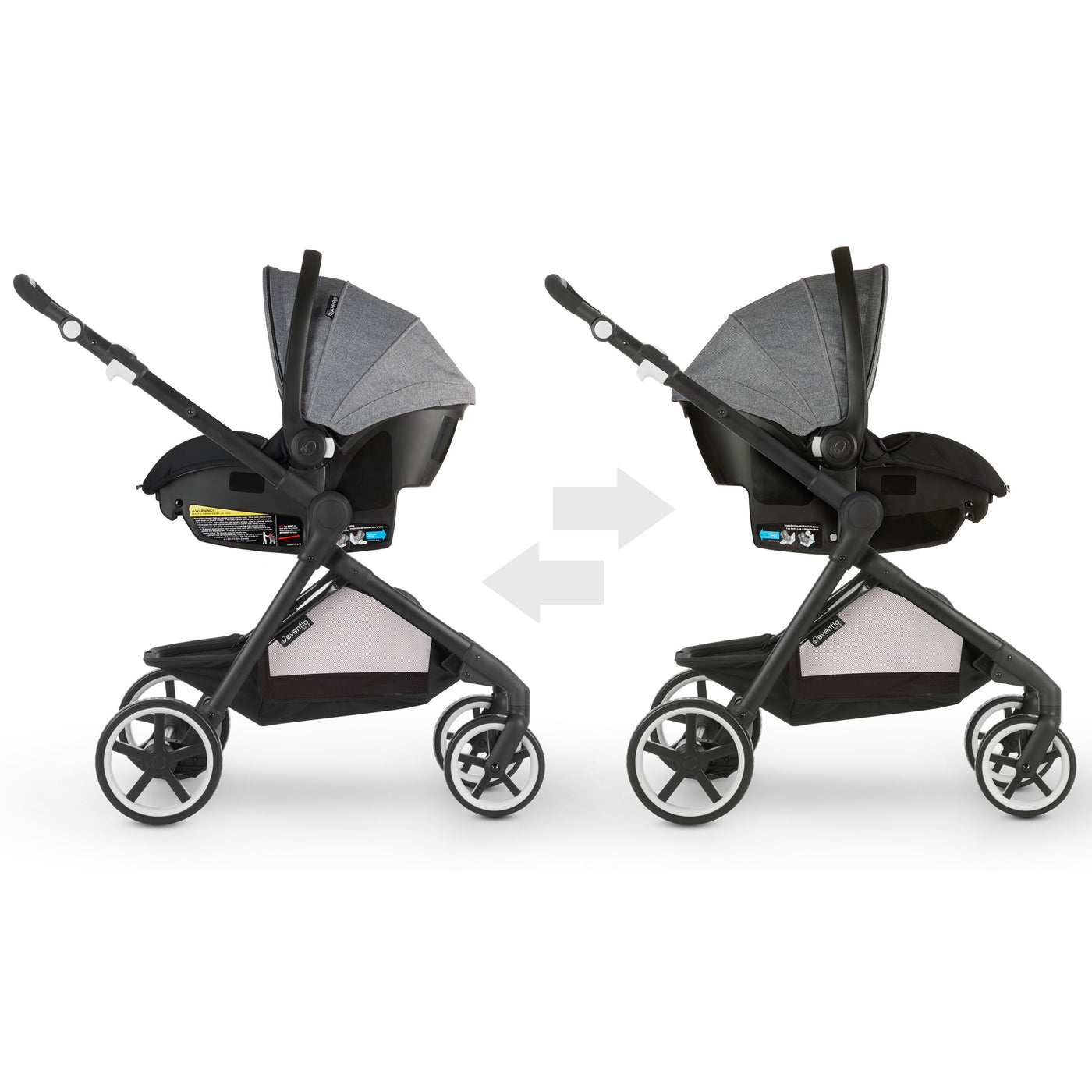 Pivot Xpand Travel System with SecureMax Infant Car Seat incl SensorSa Bee Like Kids