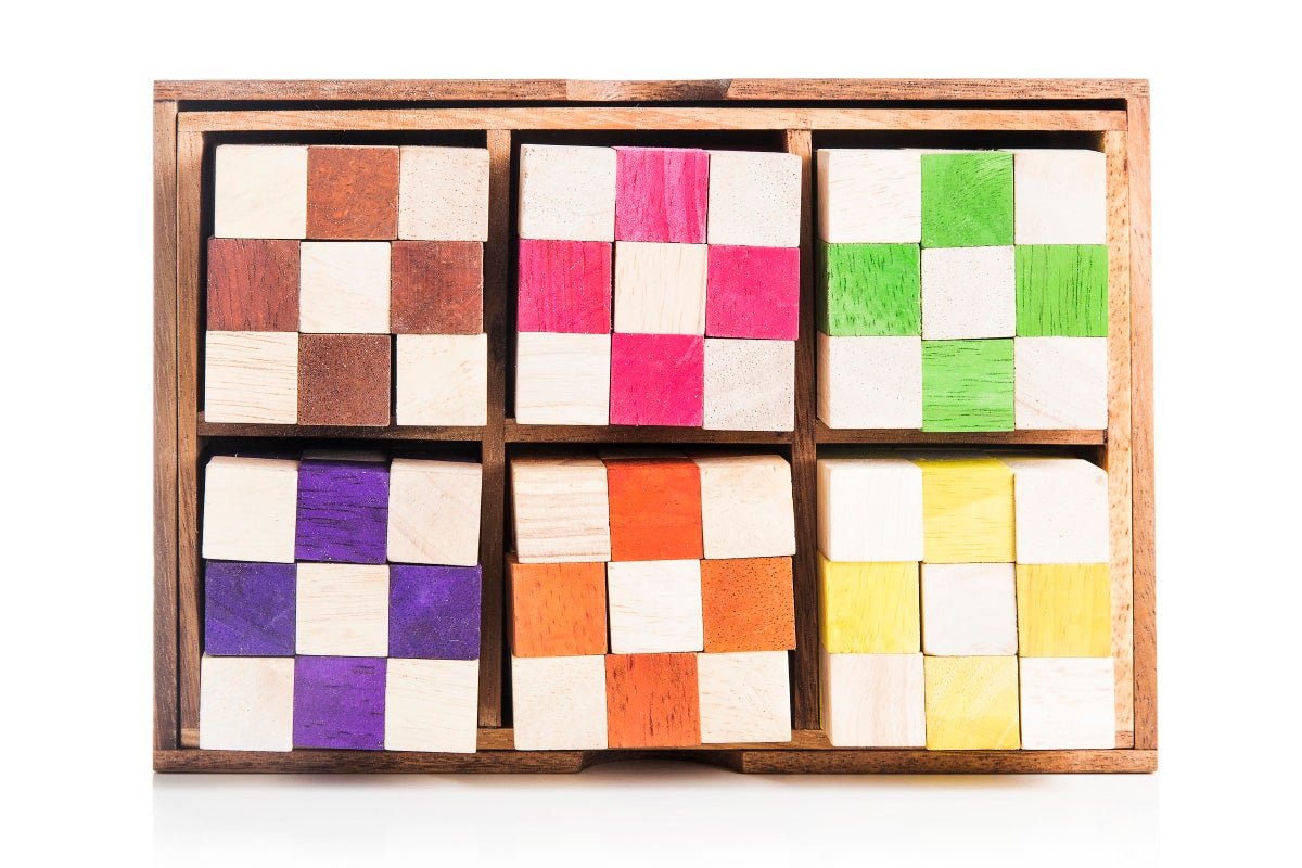 6 Snake Cube Set - Multiple Configurations – Bee Like Kids