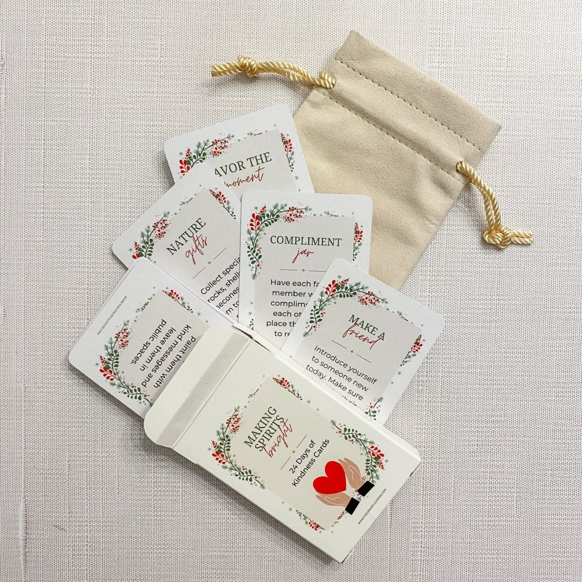 Advent Kindness Calendar Red & Green