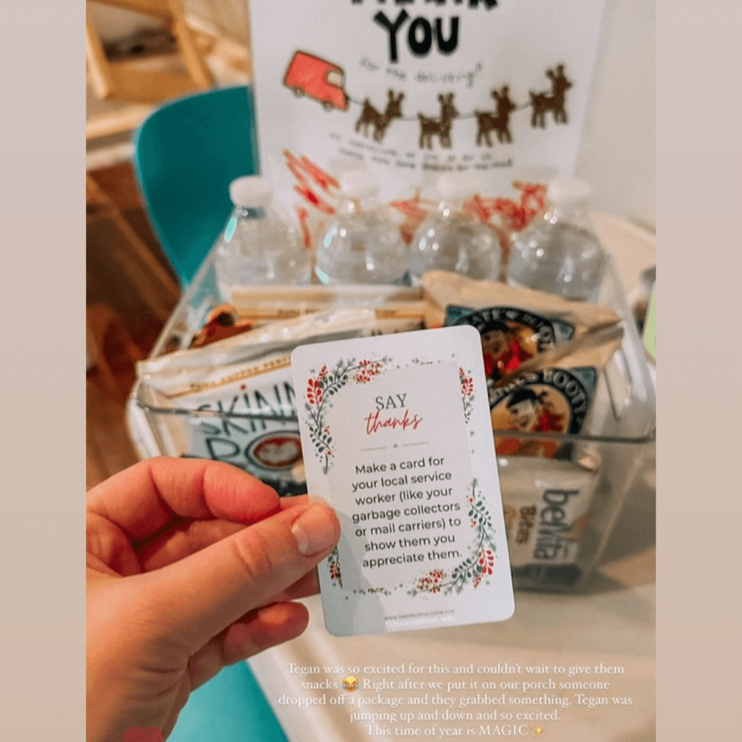 Advent Kindness Calendar Red & Green