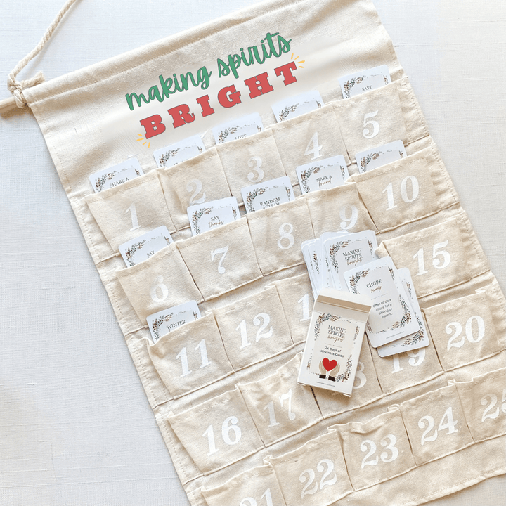 Advent Kindness Calendar Red &amp; Green