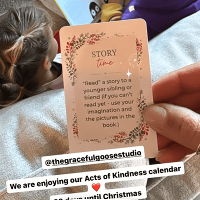 Advent Kindness Calendar Red & Green