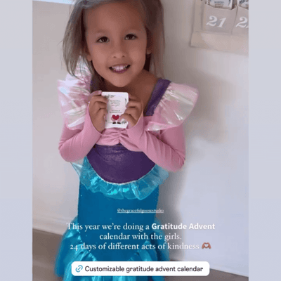 Advent Kindness Calendar Red & Green