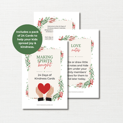 Advent Kindness Calendar White