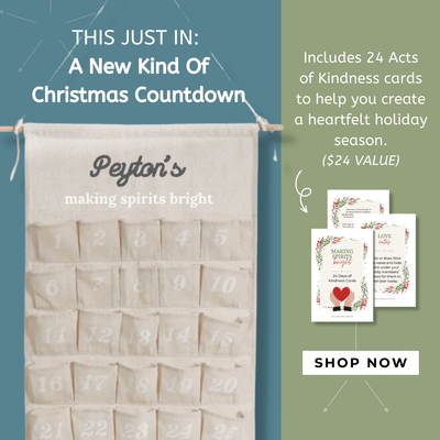 Advent Kindness Calendar White