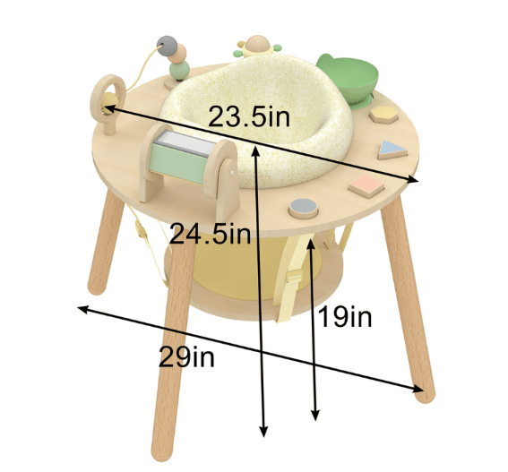 Aldar Convertible Montessori Activity Table