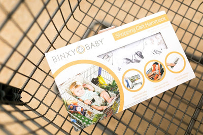 Baby Shopping Cart Hammock - Coming Up Roses Beautiful Floral Print