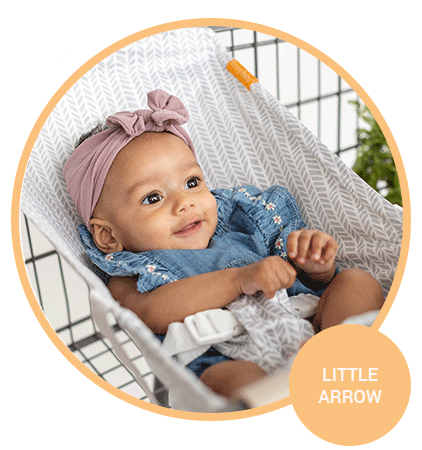 Baby Shopping Cart Hammock - Little Arrow Design