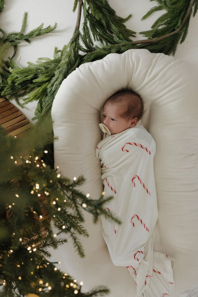 Bamboo Swaddle - Candy Cane