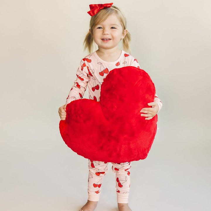 Bamboo Two Piece Set - Cherry Heart