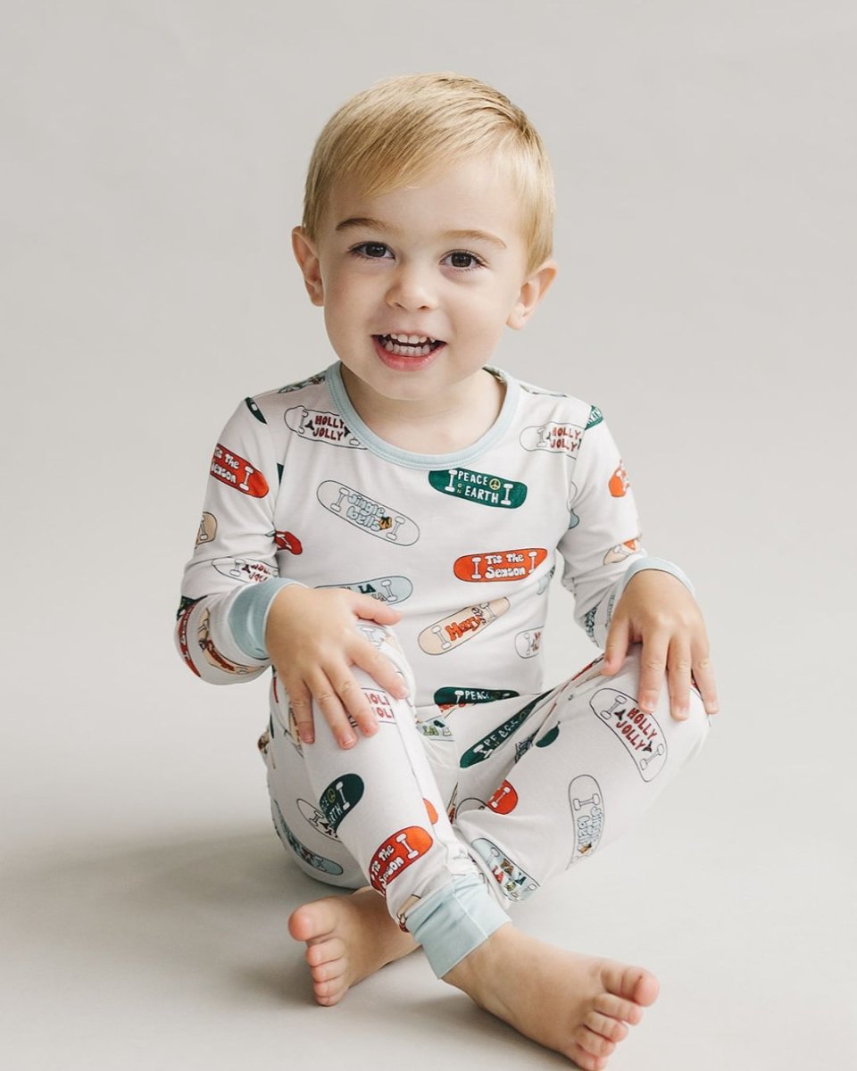 Bamboo Two Piece Set - Jolly Skateboard