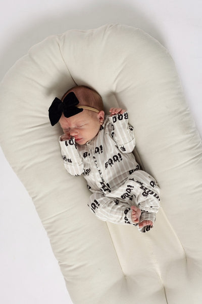 Bamboo Zip Pajamas - Boo!