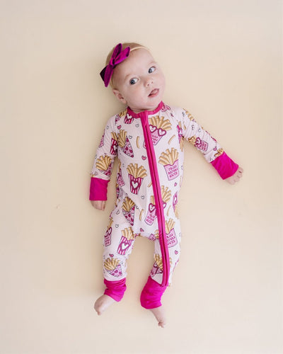 Bamboo Zip Romper - Fries Before Guys