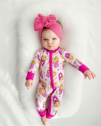 Bamboo Zip Romper - Fries Before Guys