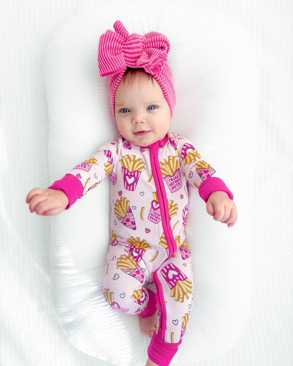 Bamboo Zip Romper - Fries Before Guys