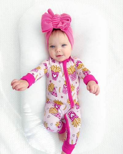 Bamboo Zip Romper - Fries Before Guys