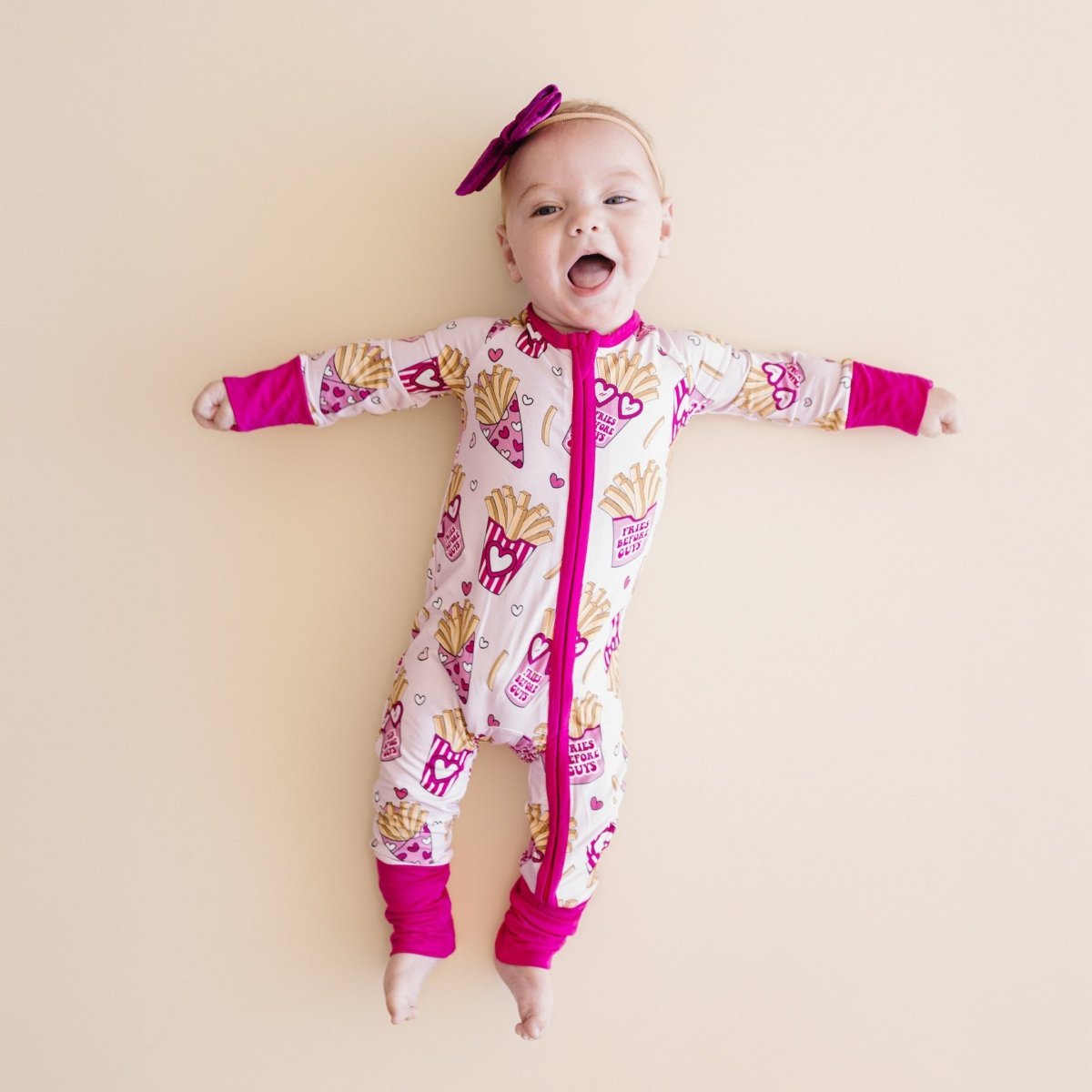 Bamboo Zip Romper - Fries Before Guys
