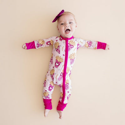 Bamboo Zip Romper - Fries Before Guys