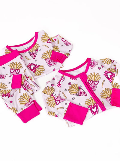 Bamboo Zip Romper - Fries Before Guys