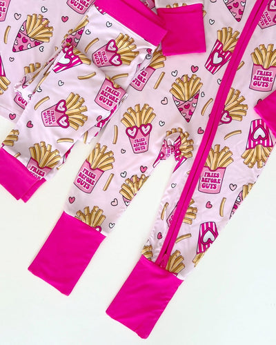 Bamboo Zip Romper - Fries Before Guys