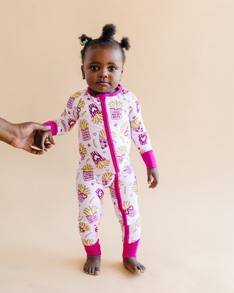 Bamboo Zip Romper - Fries Before Guys