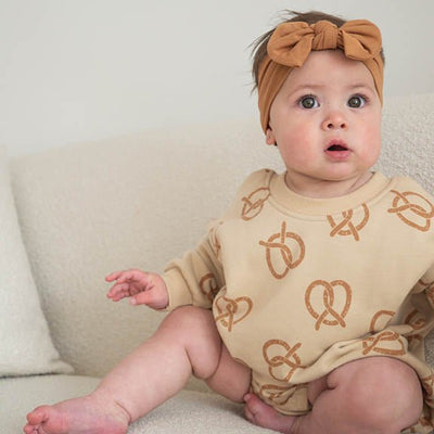 Bubble Romper - Pretzel