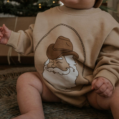 Bubble Romper - Ranch Santa