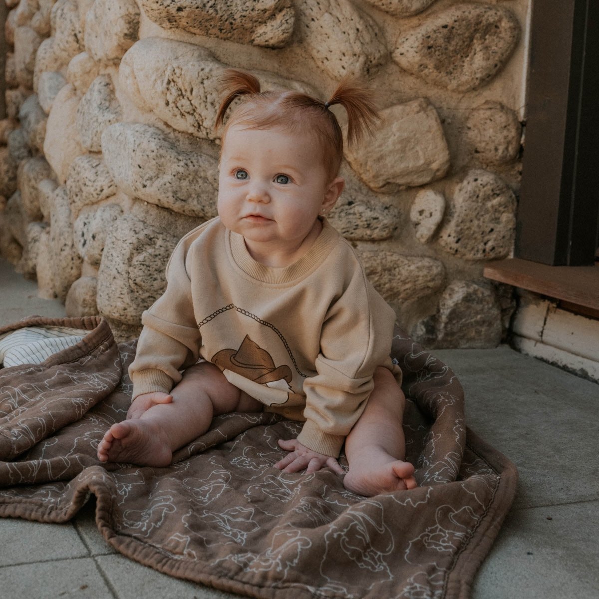 Bubble Romper - Ranch Santa