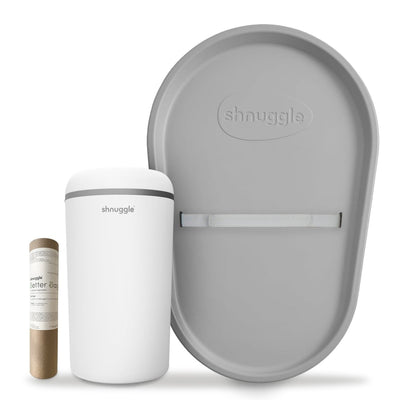 Changing Essentials Kit: Shnuggle Changing Mat + Diaper Pail + Better Bag Liners
