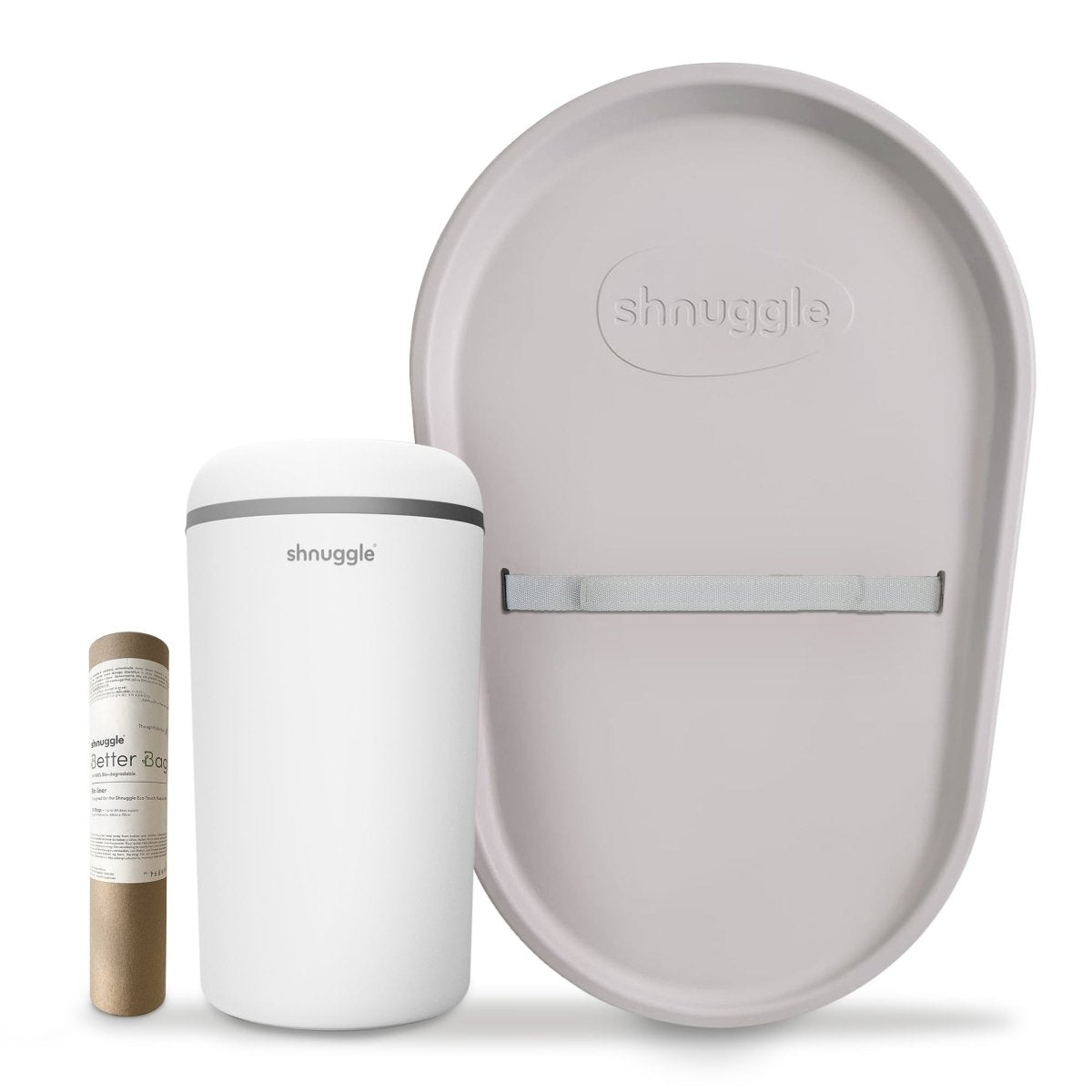 Changing Essentials Kit: Shnuggle Changing Mat + Diaper Pail + Better Bag Liners