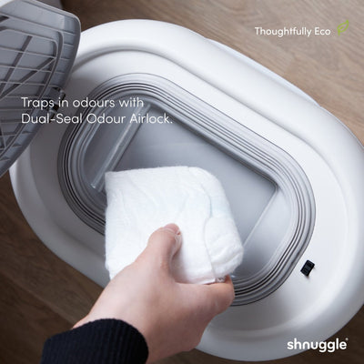Changing Essentials Kit: Shnuggle Changing Mat + Diaper Pail + Better Bag Liners