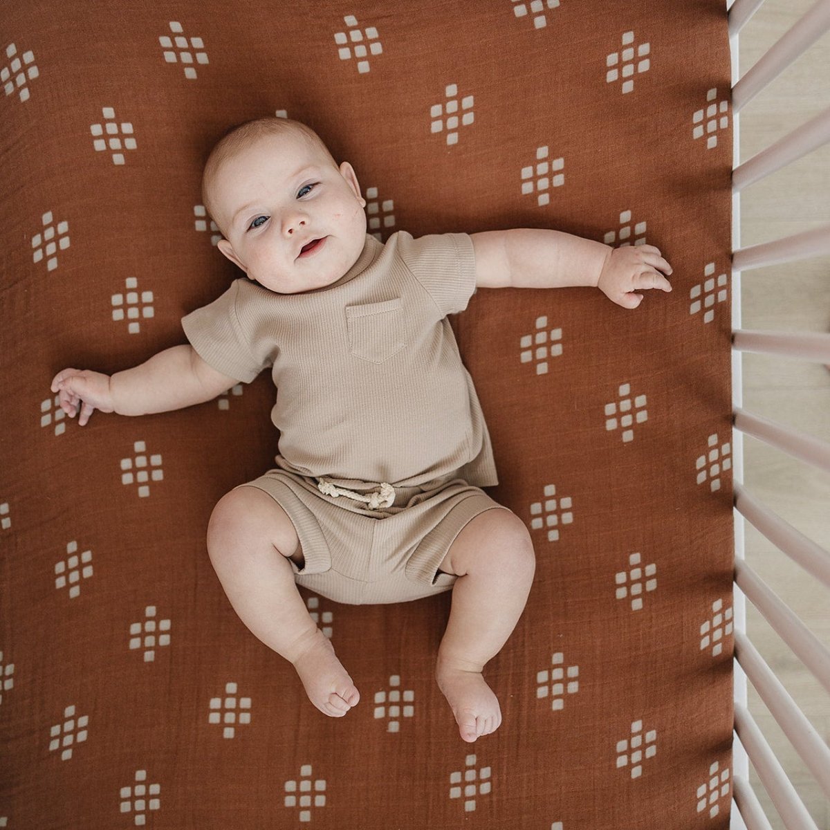 Chestnut Textiles Muslin Crib Sheet