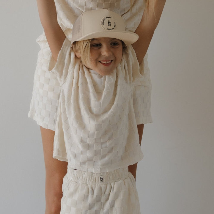 Child Terry Short Set - Coconut Milk