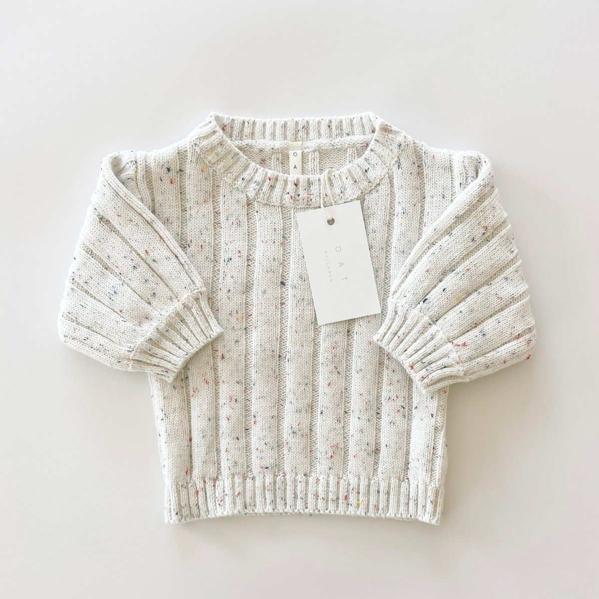 Children’s Wide Ribbed Knit Sweater -Sprinkle