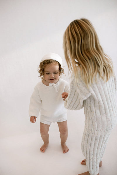 Children’s Wide Ribbed Knit Sweater ‘Sprinkle’