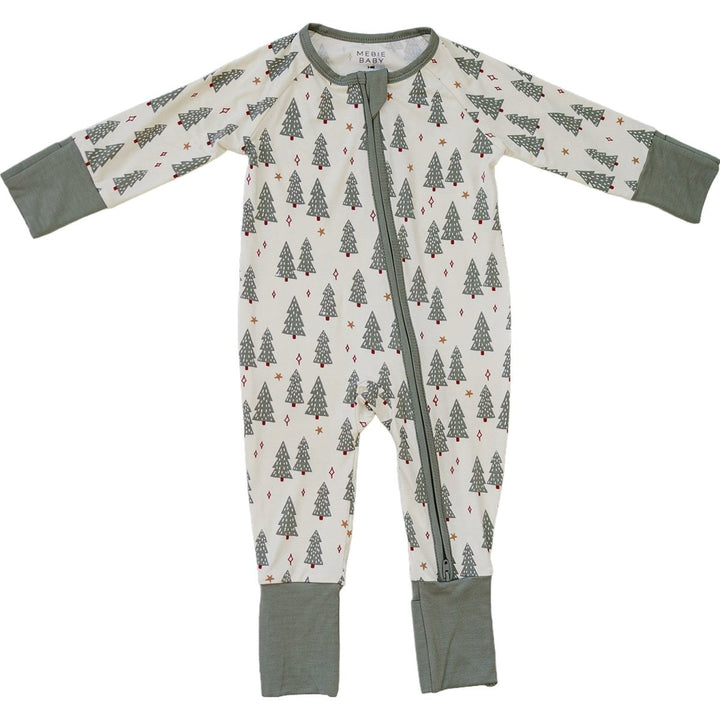 Christmas Trees Bamboo Zipper