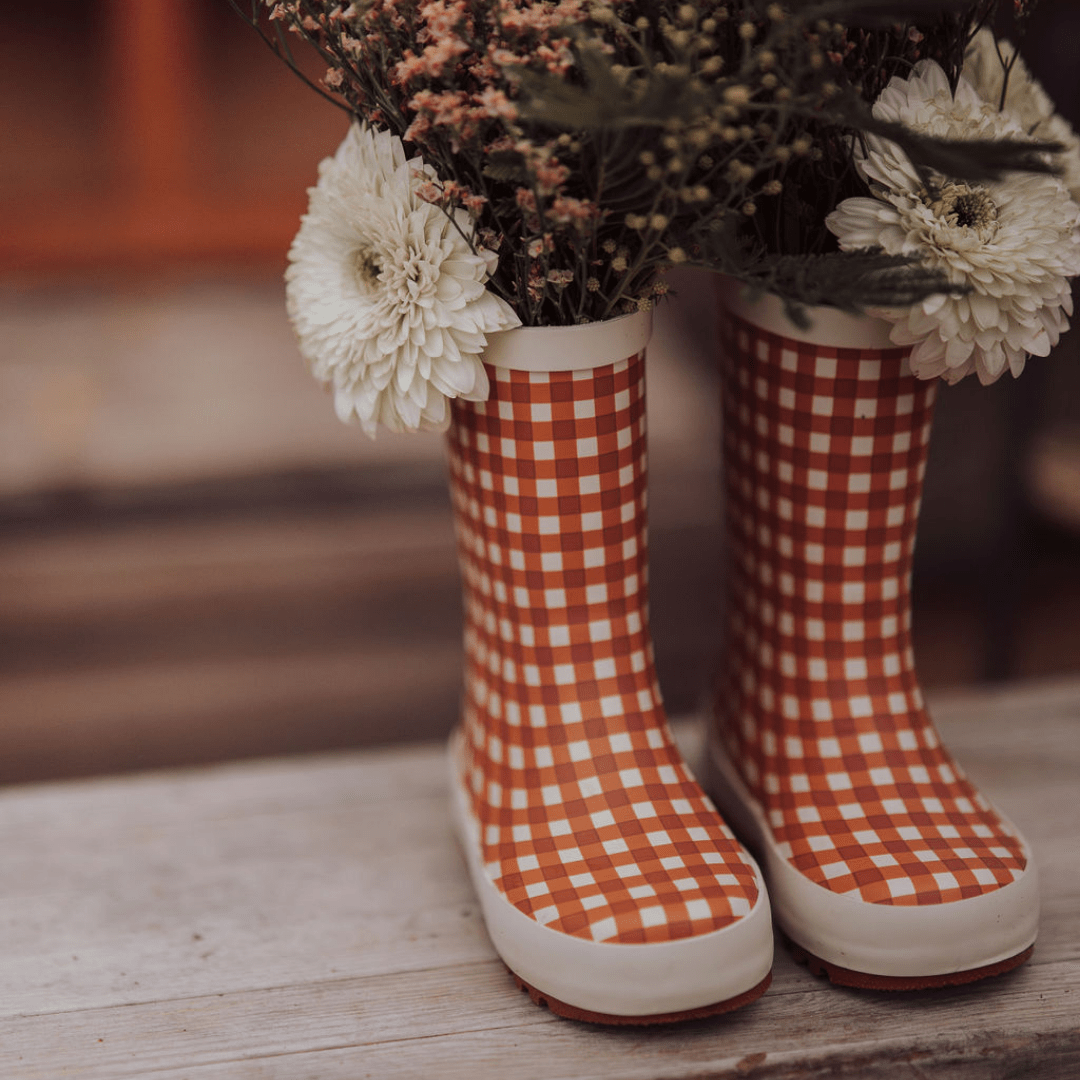 Classic Rain Boots - Sienna Gingham