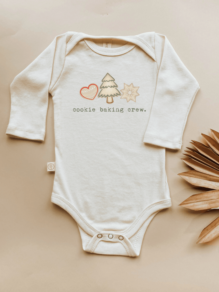 Cookie Baking Crew Organic Baby Bodysuit Long Sleeve