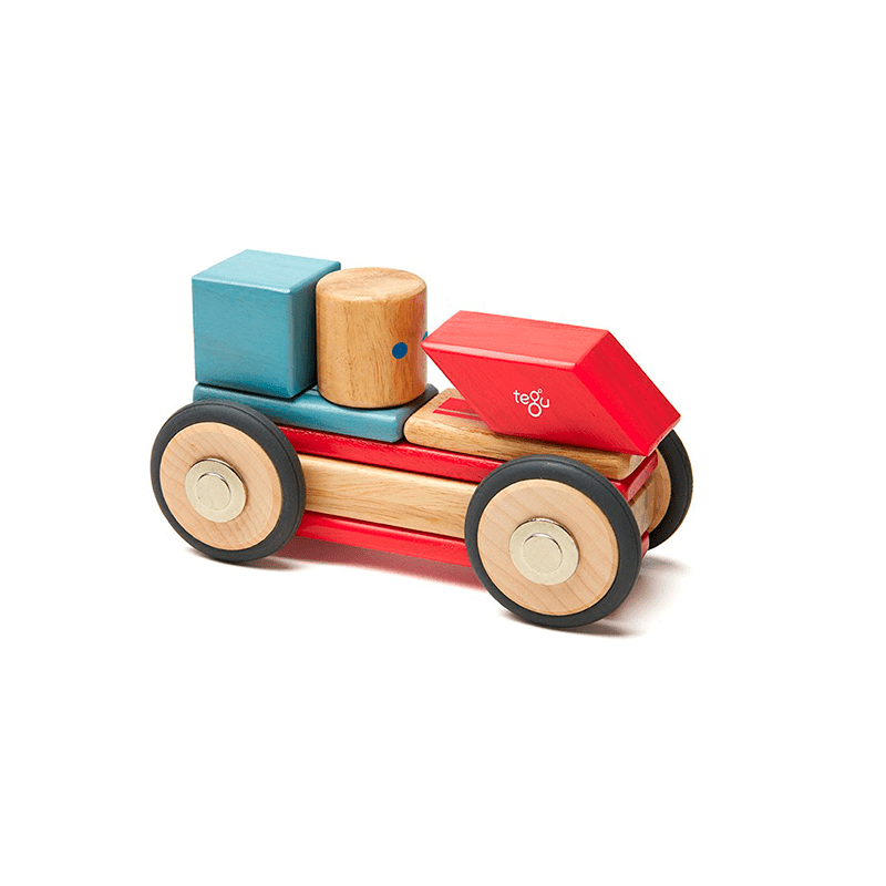 Daredevil Magnetic Wooden Blocks Stunt Team - 12 pieces