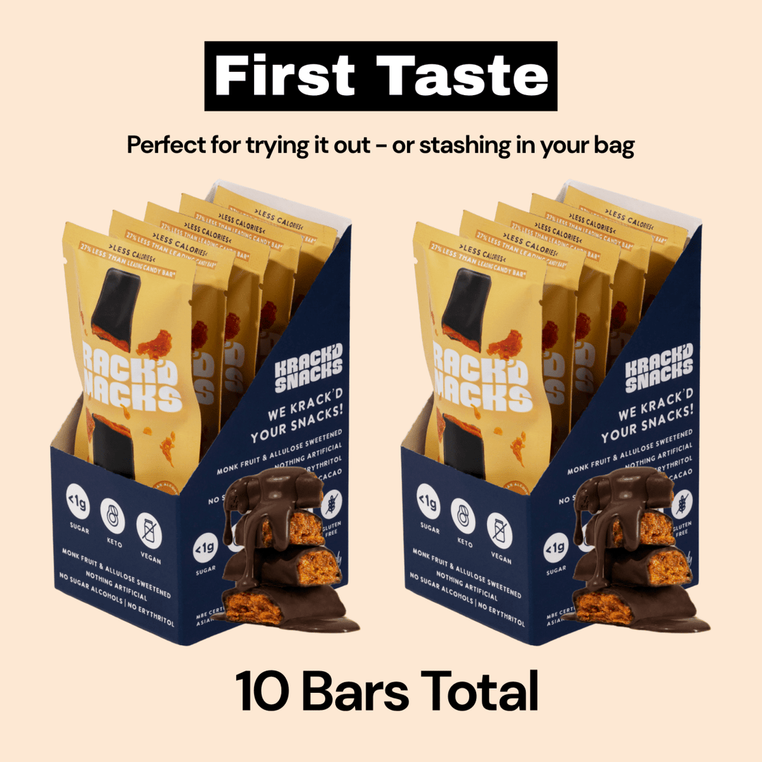 Dark Chocolate Peanut Butter Caramel Crunch (Keto | Vegan)